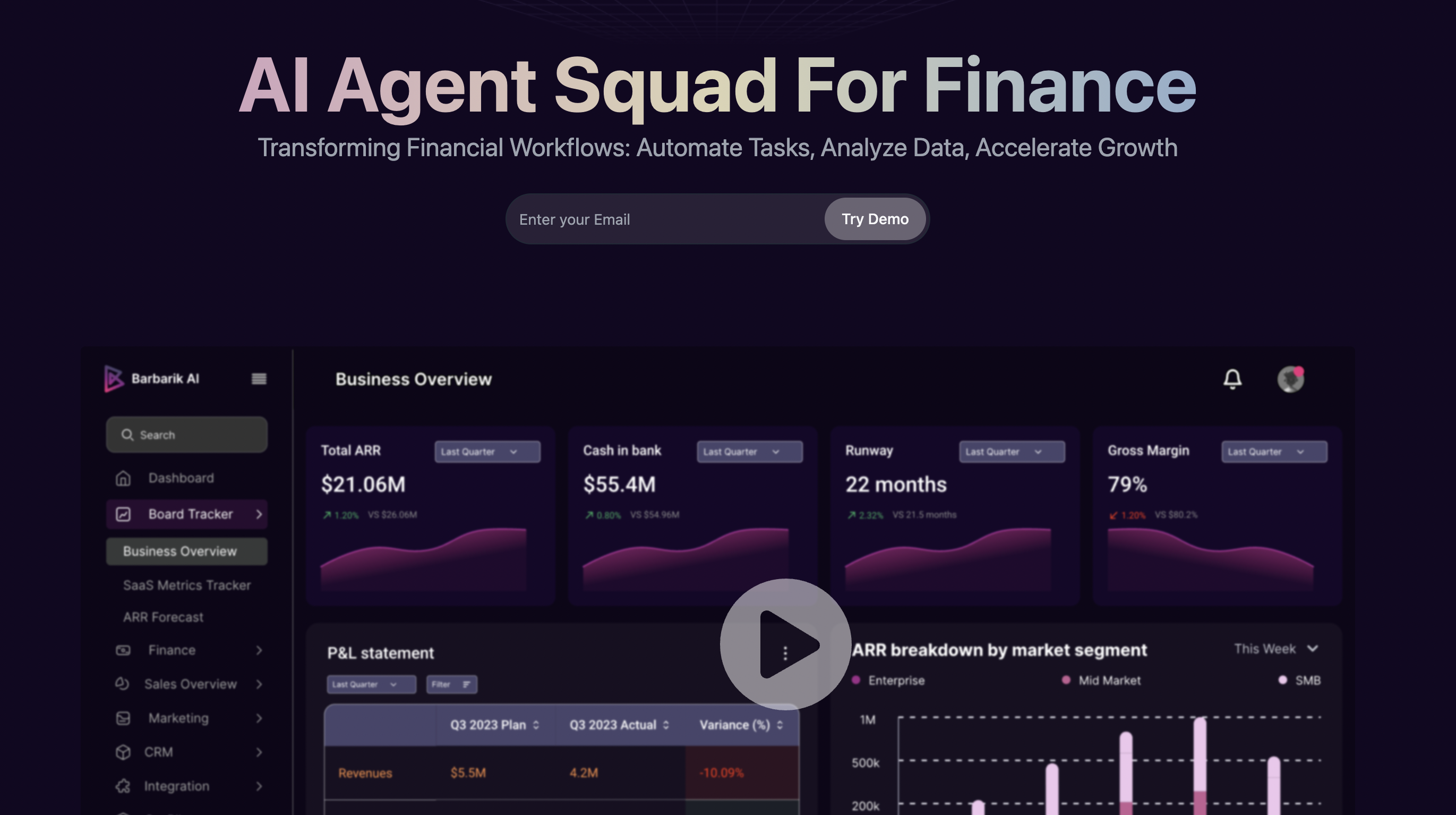 AI Agent Squad For Finance